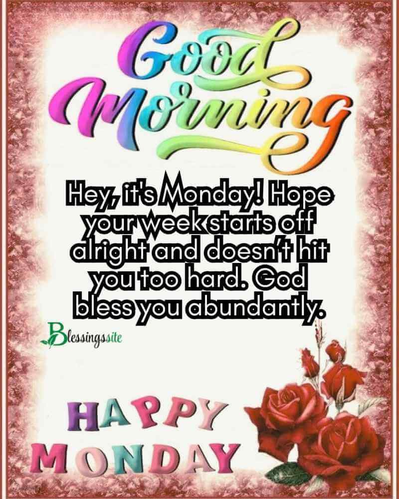Heart Touching Monday Greetings and Blessings