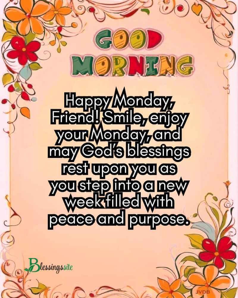 Cute Monday Blessings Images