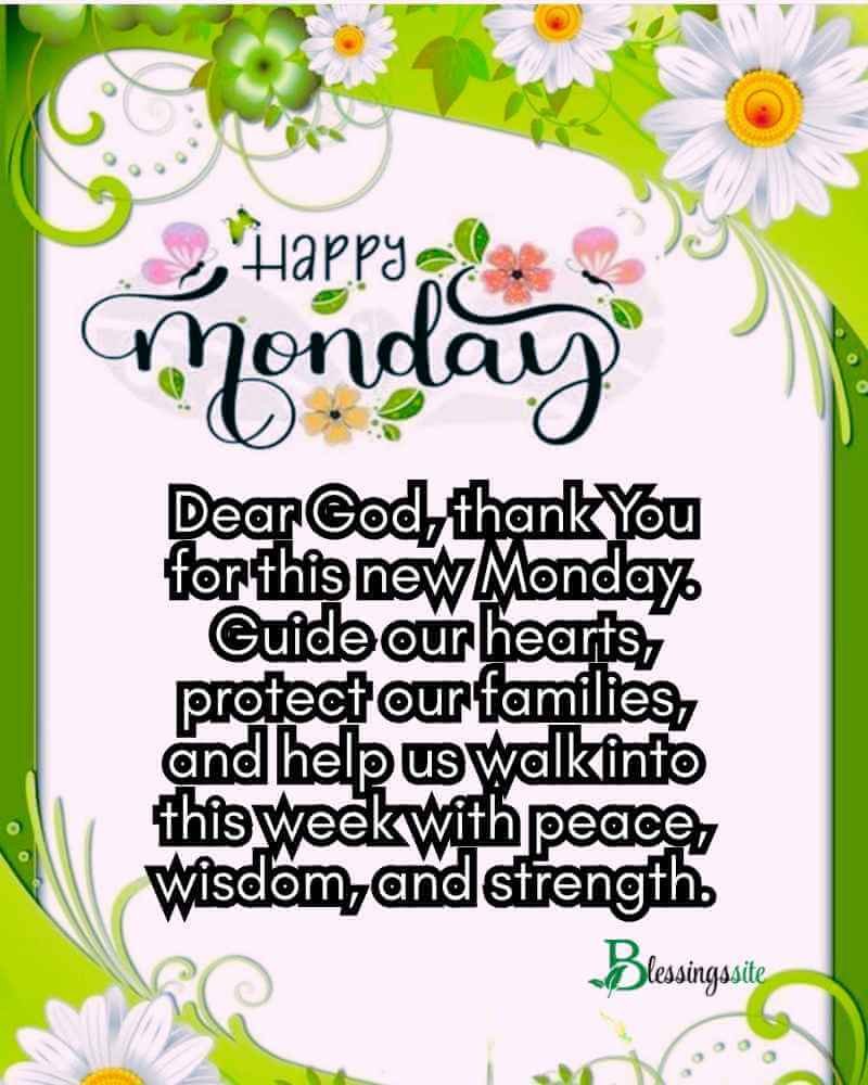 Monday Blessings and Prayers to Thank God