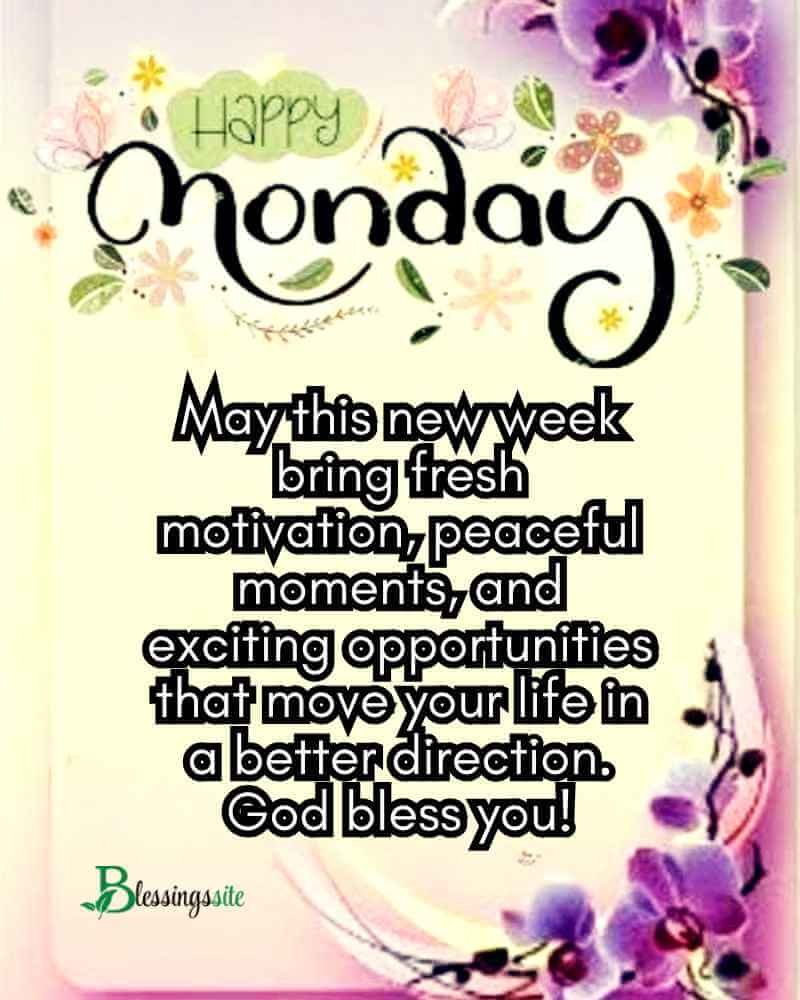 Positive Monday Blessings for the Week