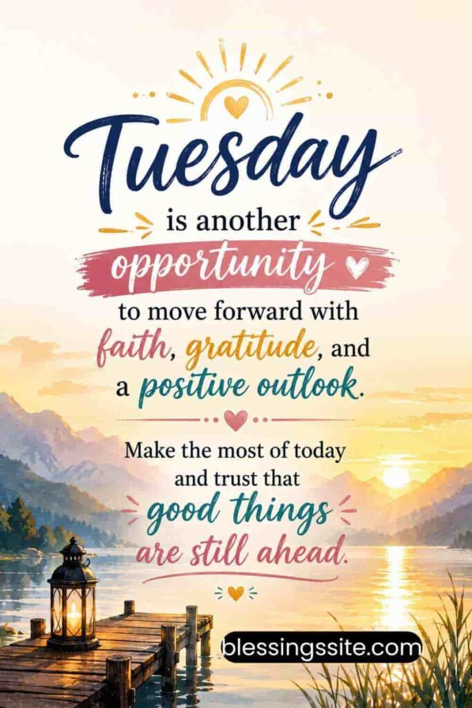 Positive Blessed Tuesday Quotes