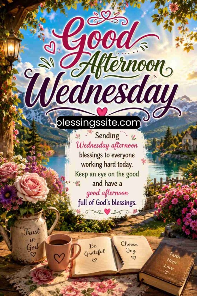 Beautiful Wednesday Afternoon Blessings