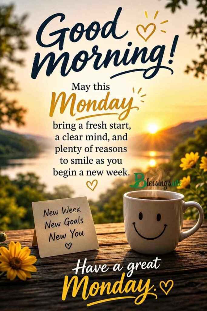 99+ Beautiful Monday Morning Blessings, Images and Quotes