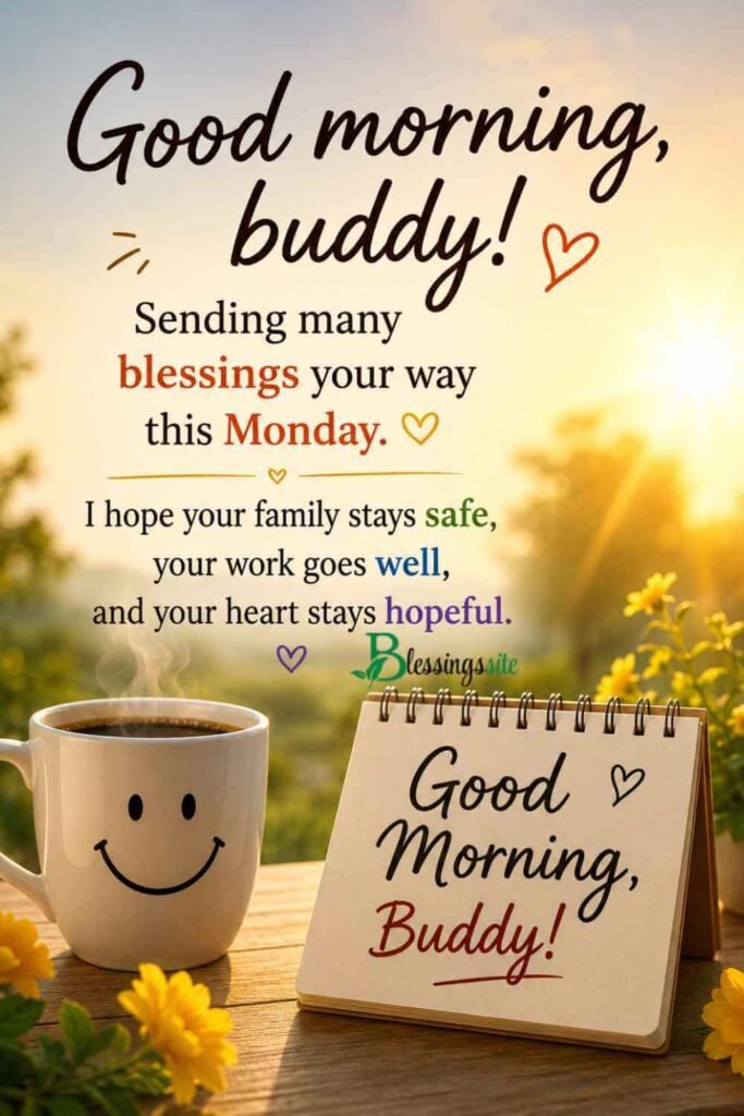 Good Morning Monday Wishes for Friends