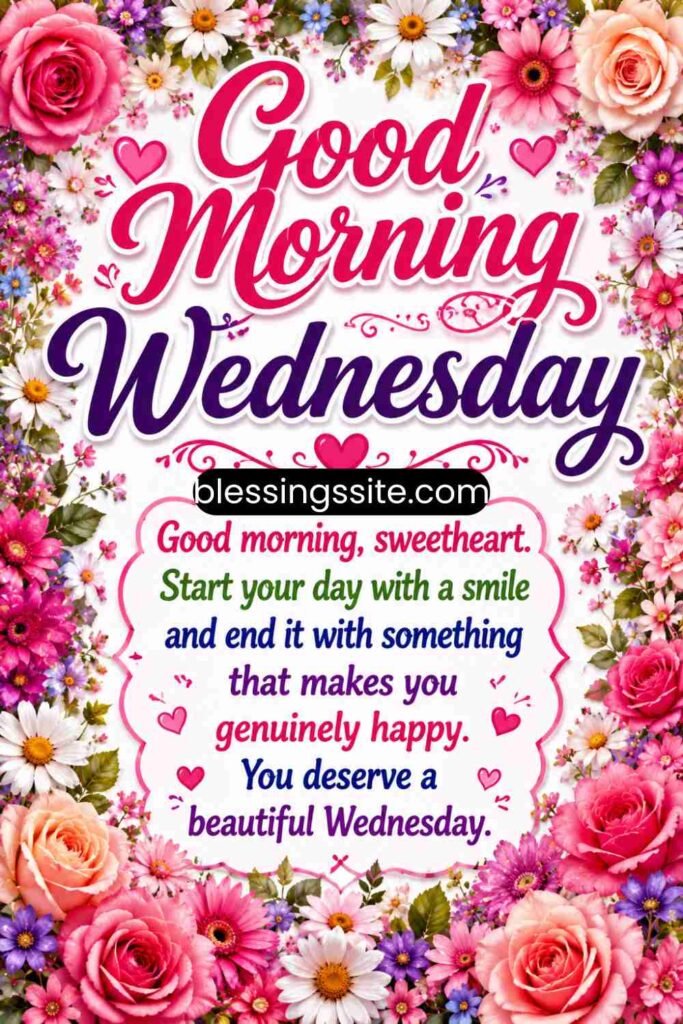 Lovely Wednesday Morning Messages and Blessings for Loved Ones