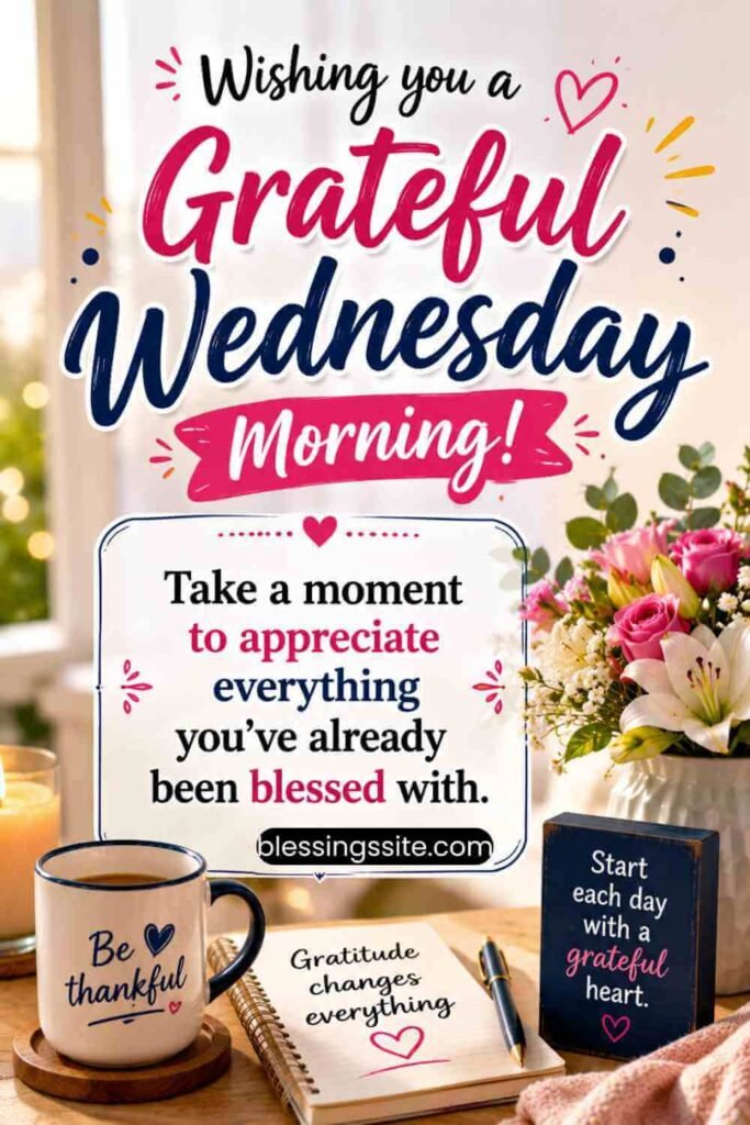 Thankful Wednesday Morning Blessings