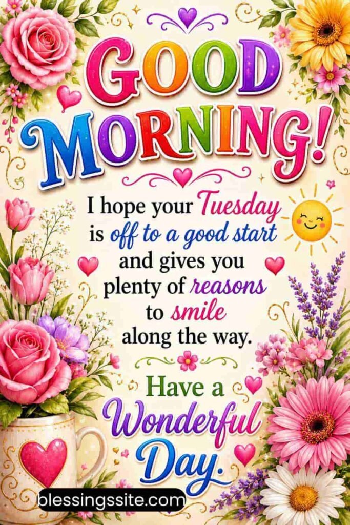 Cute Tuesday Blessings Images