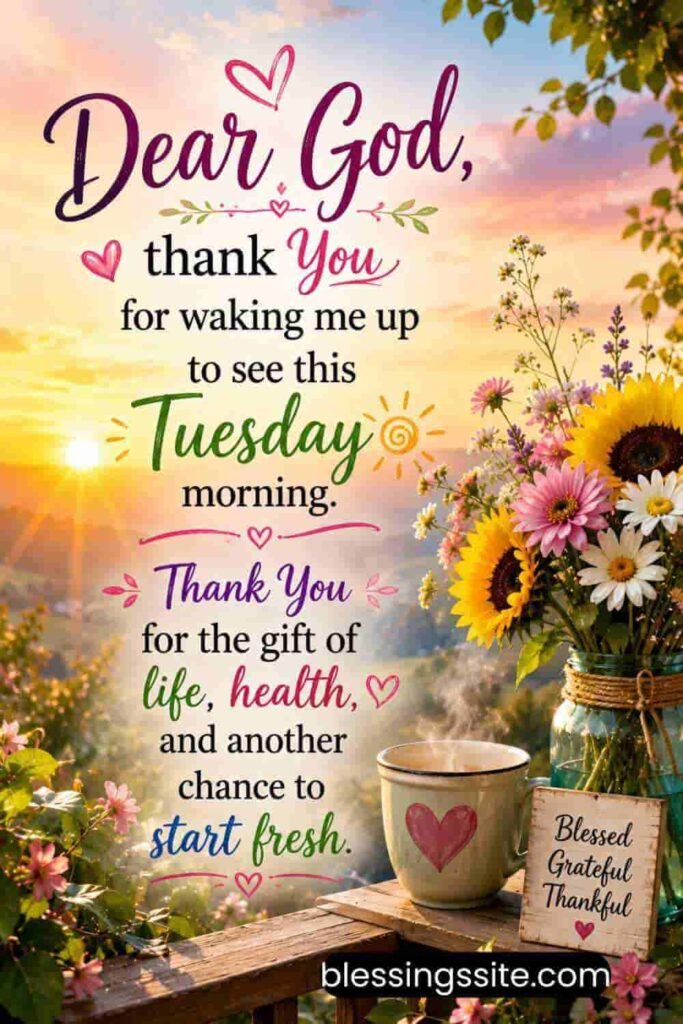 Happy Tuesday Blessings and Prayers
