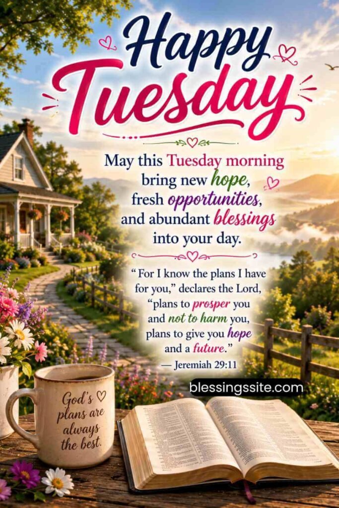 Tuesday Morning Blessings with Scriptures