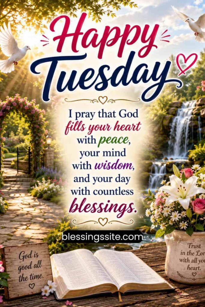 Tuesday Morning Blessings and Prayers to share with loved ones