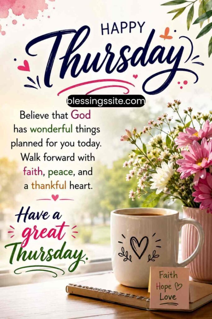 Inspirational Cute Thursday Blessings