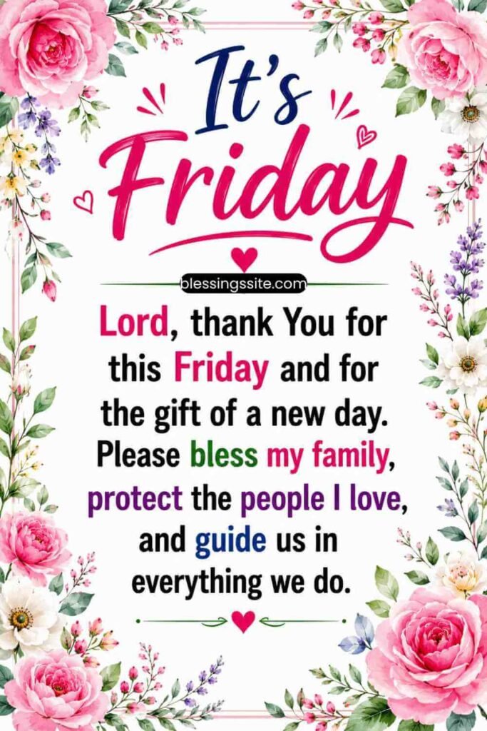 Spiritual Friday Blessings and Prayers