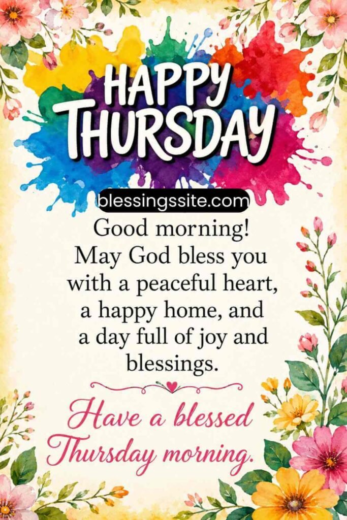 180+ Happy Thursday Blessings, Greetings and Quotes