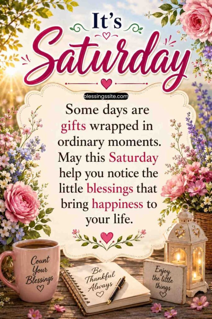 Short Saturday Blessings Quotes