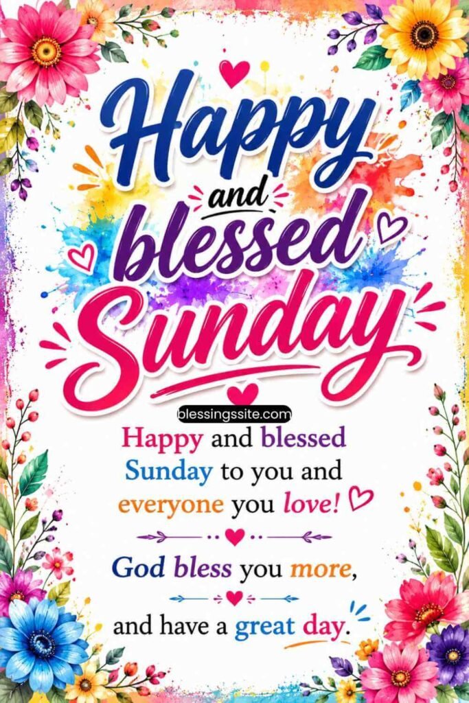 Happy Sunday Images and Blessings