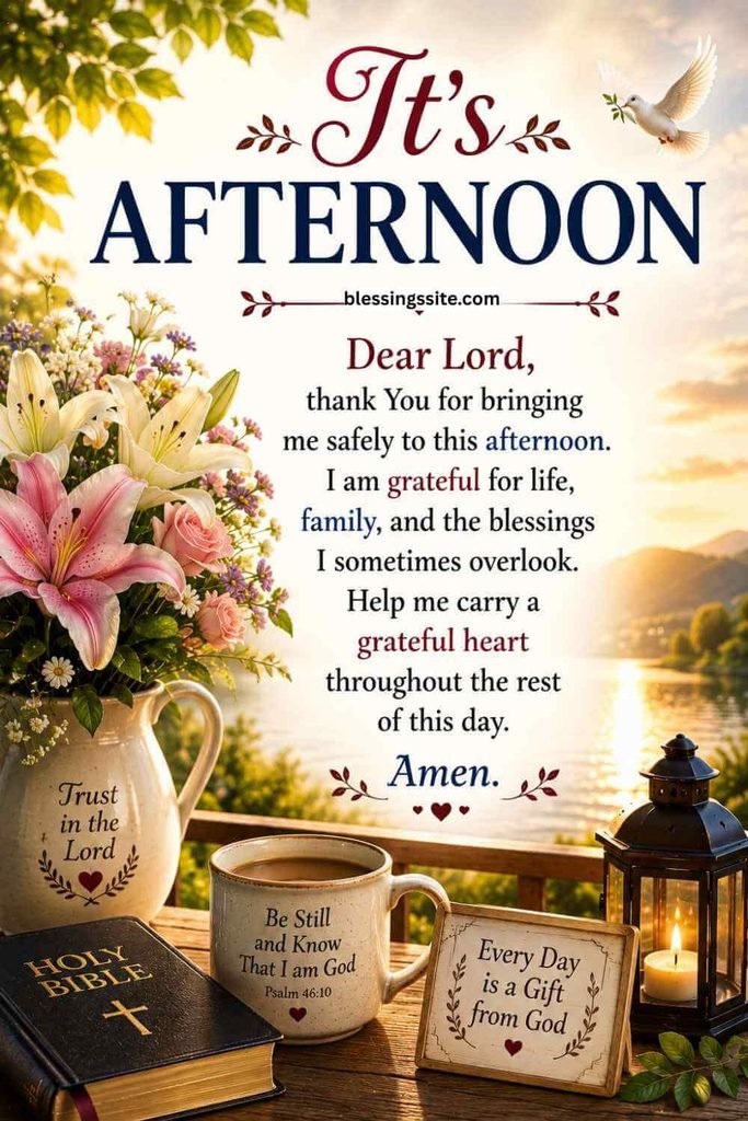 Good Afternoon Blessings and Prayers