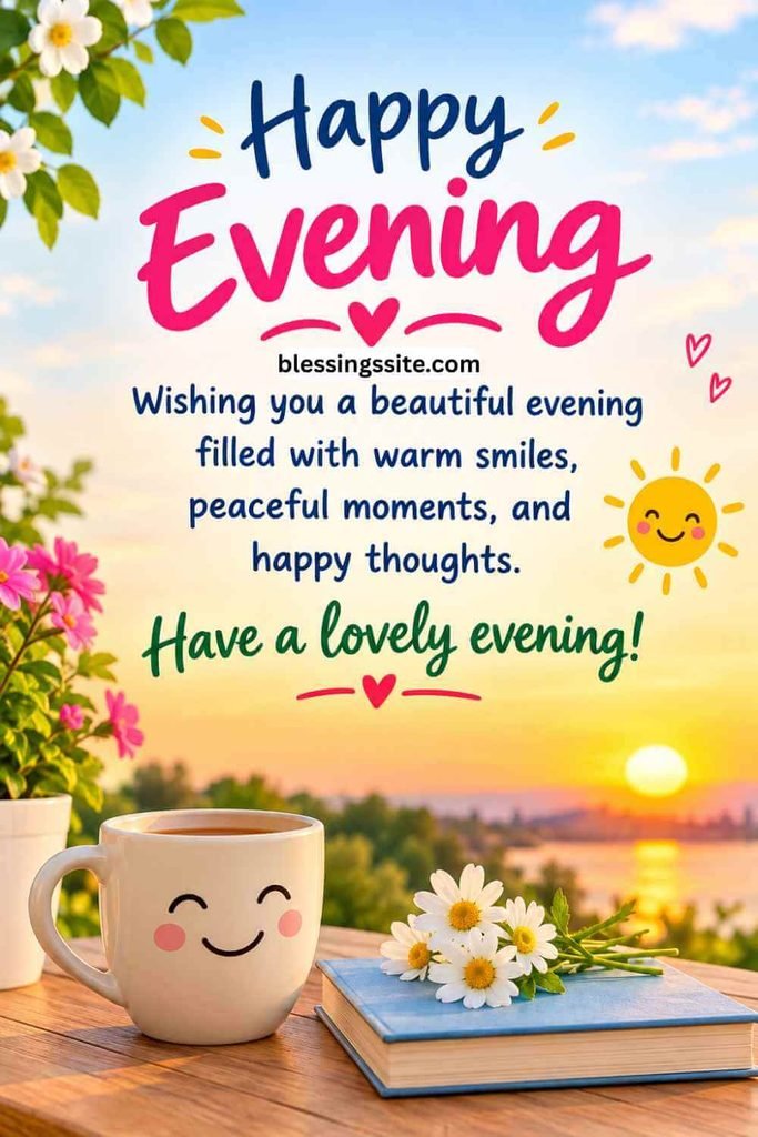 Beautiful Good Evening Blessings Images