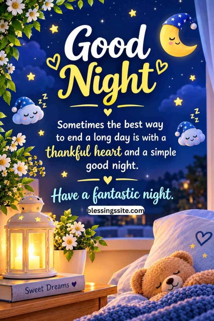 Good Night Blessings Images and Quotes