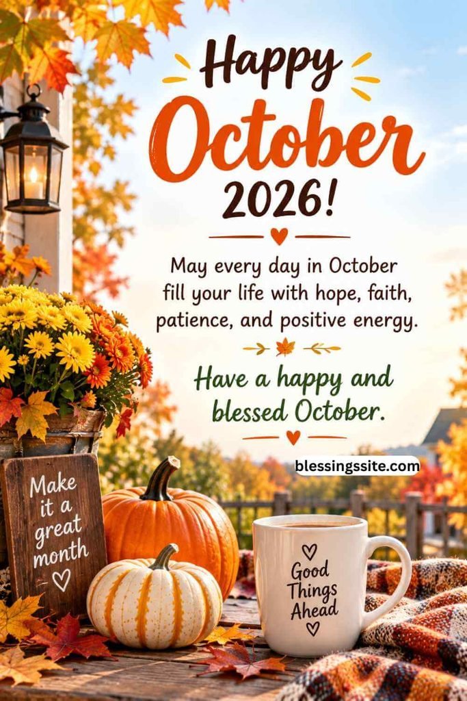 Happy October Blessings 2026
