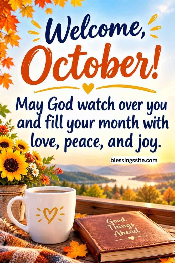 October Blessings Images for a Joyful New Month