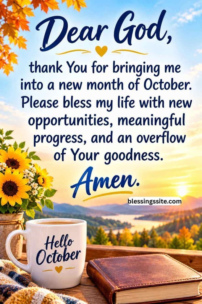 October Blessings and Prayers