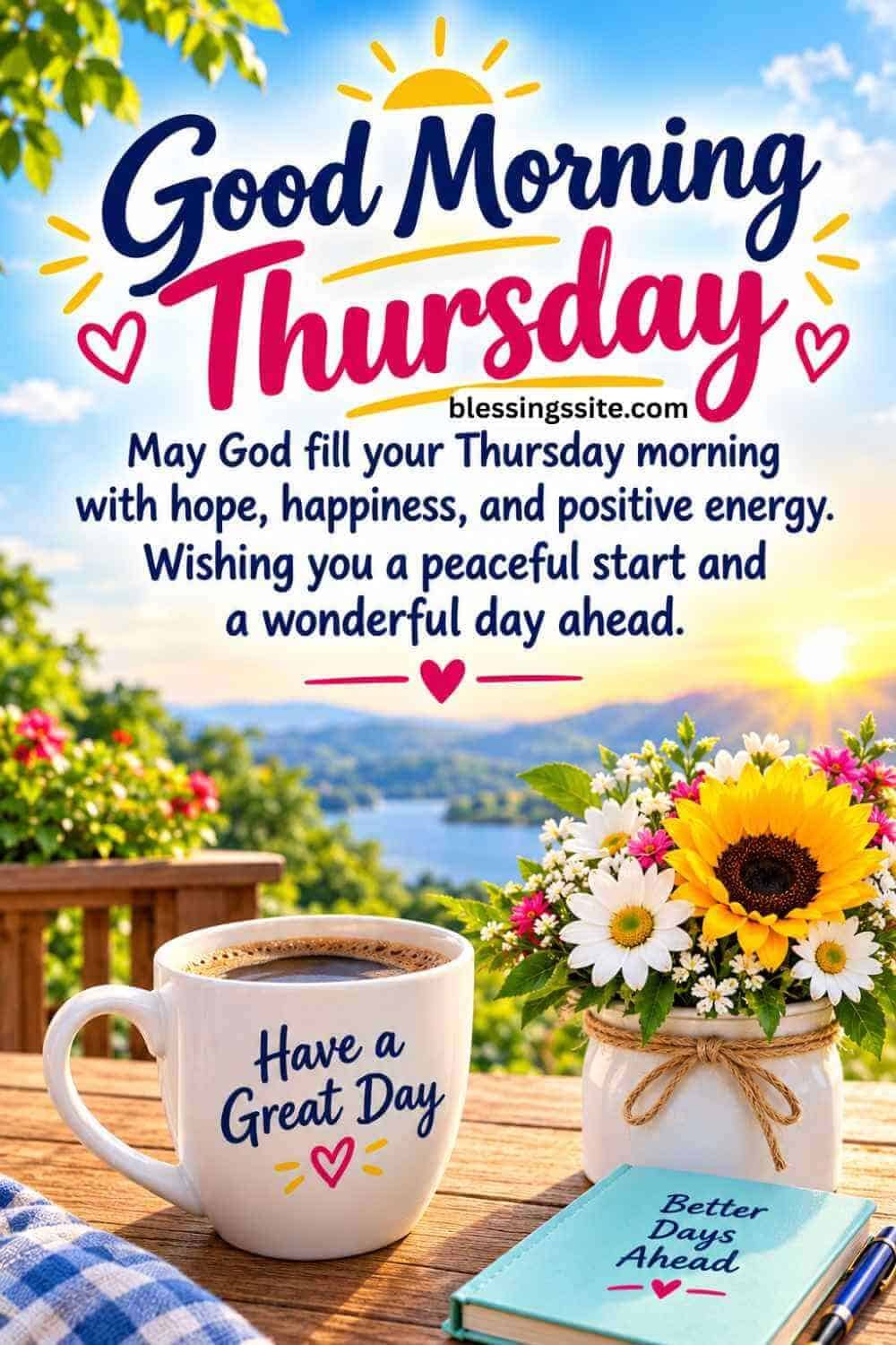 Positive Good Morning Thursday Blessings