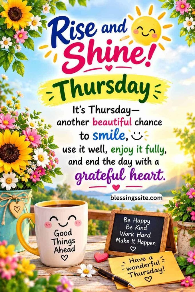 Happy Thursday Morning Wishes for Friends
