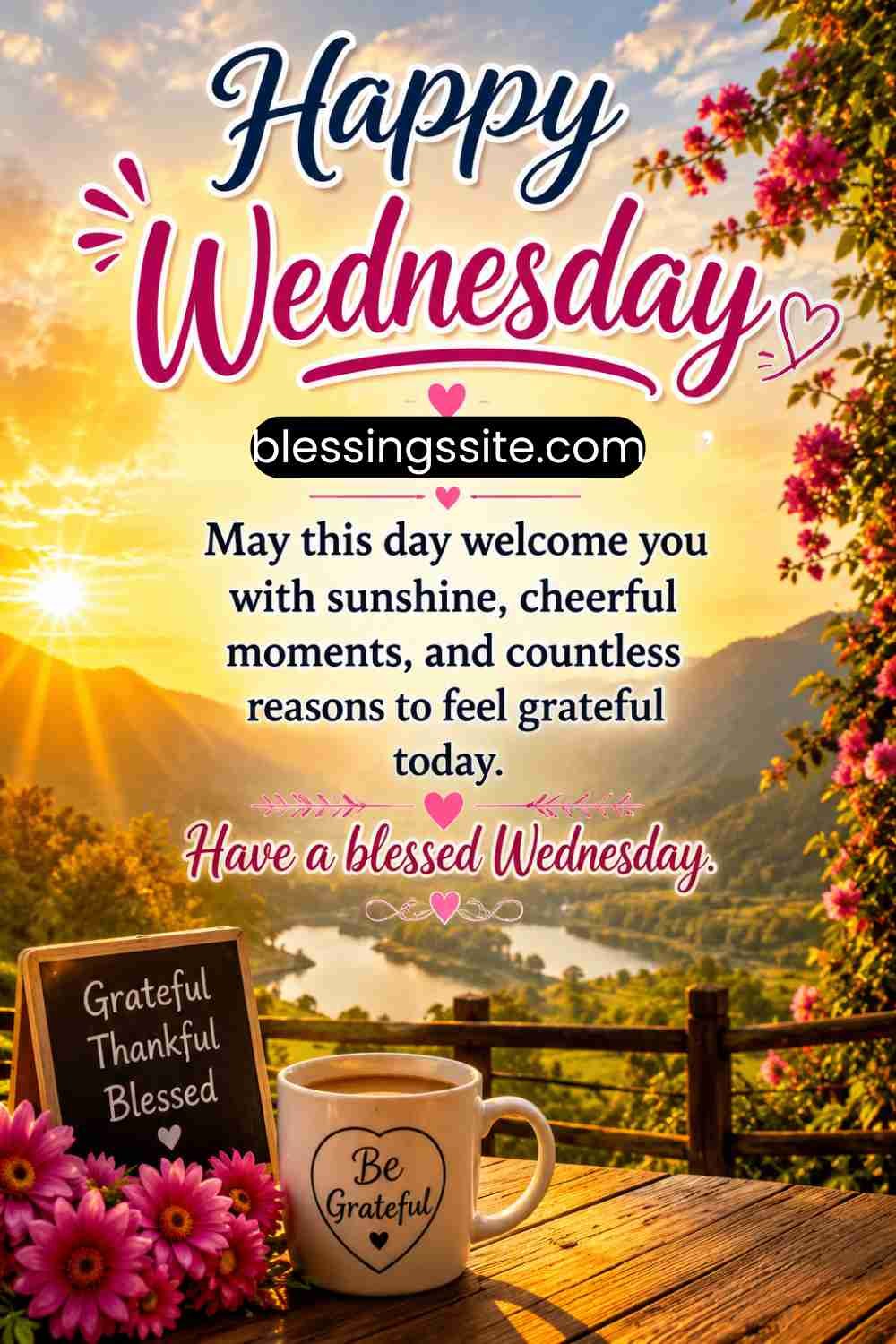 130+ Beautiful Wednesday Blessings, Images and Quotes for Midweek Inspiration