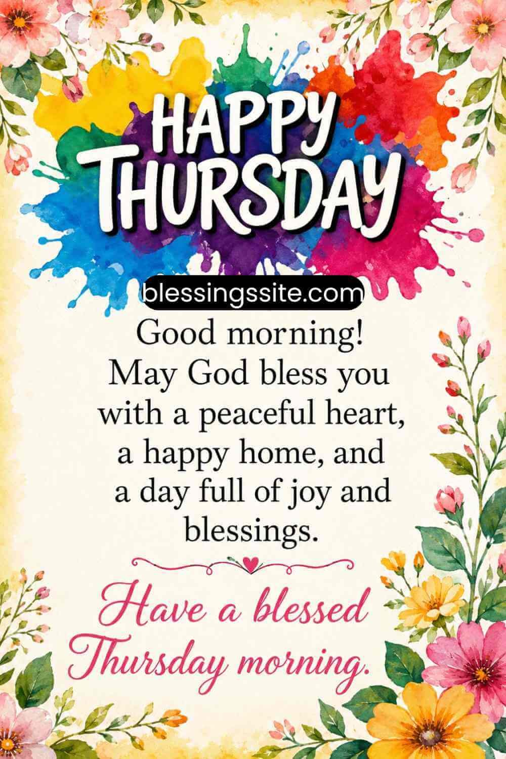 180+ Happy Thursday Blessings, Greetings and Quotes