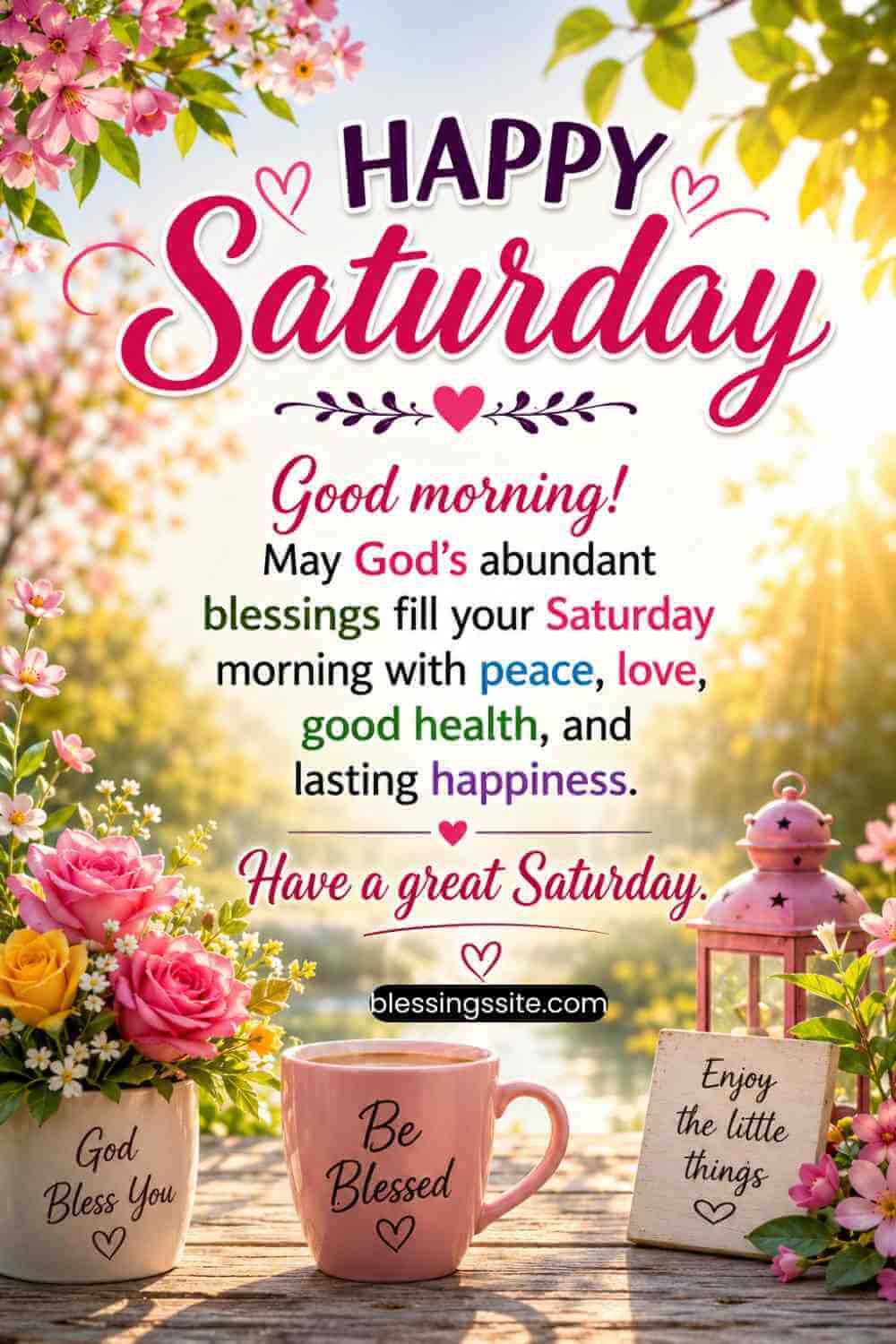 300+ Happy Saturday Blessings, Images and Quotes for the Weekend