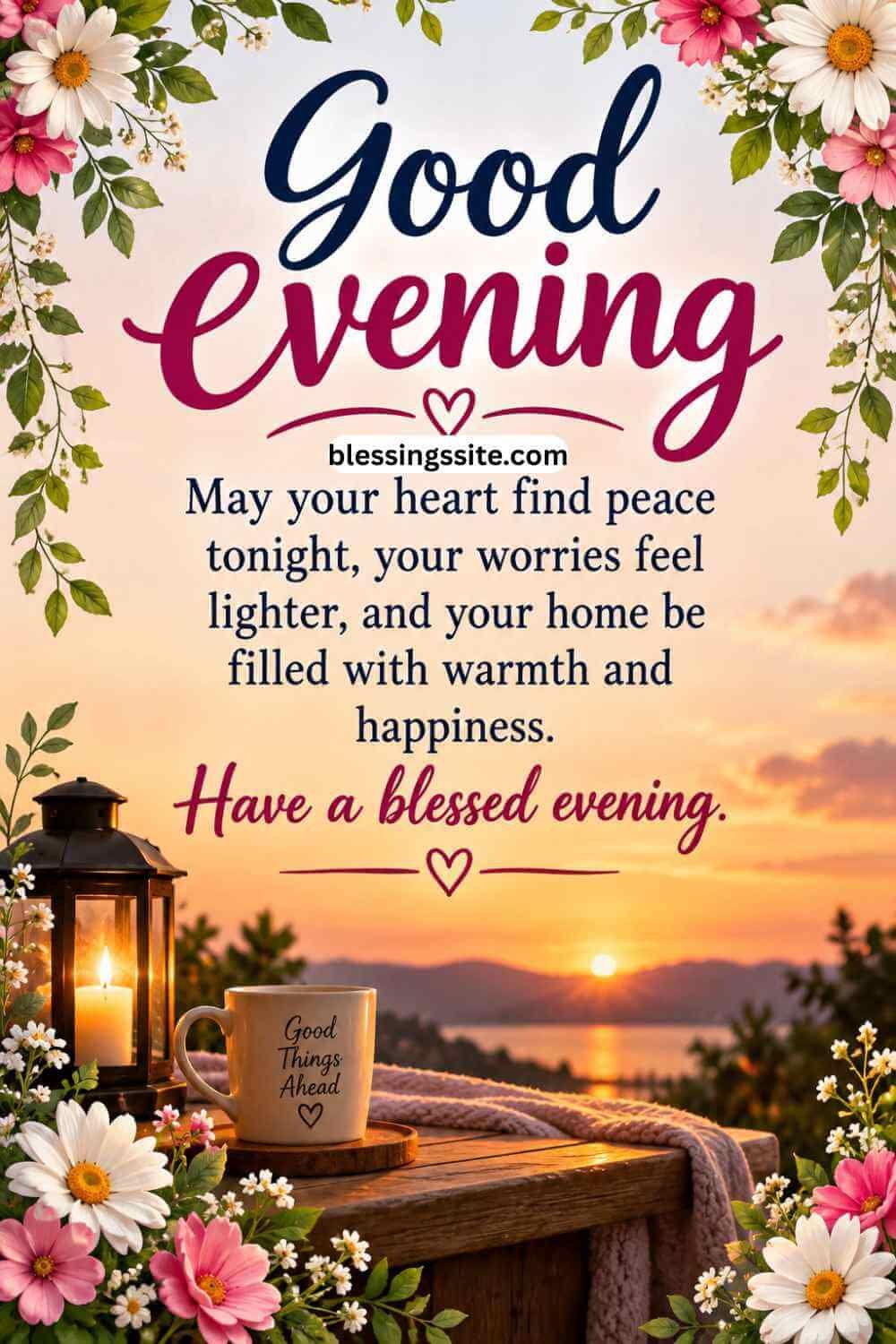 116+ Gloaming Good Evening Blessings, Prayers and Quotes