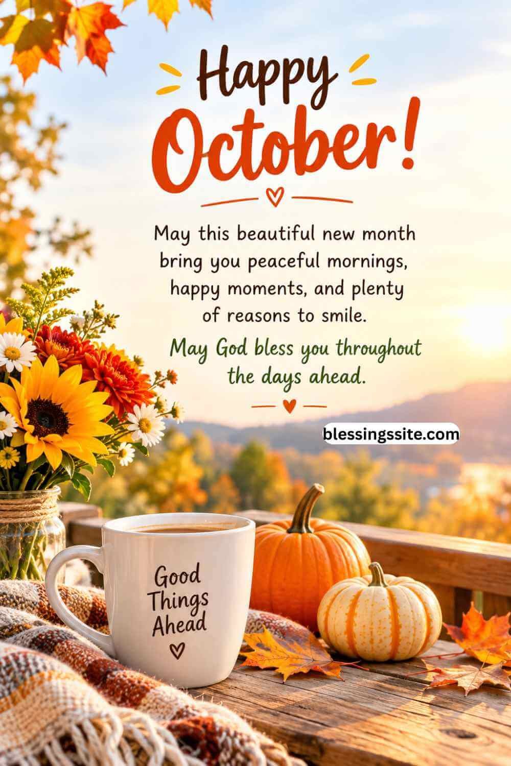 100+ Happy October Blessings, Prayers and Quotes