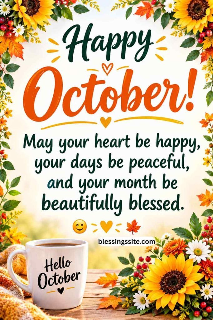 Sweet October Greetings and Blessings