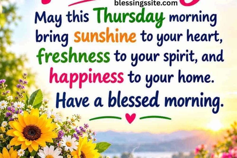 166 + Positive, Thankful Thursday Morning Blessings and Quotes