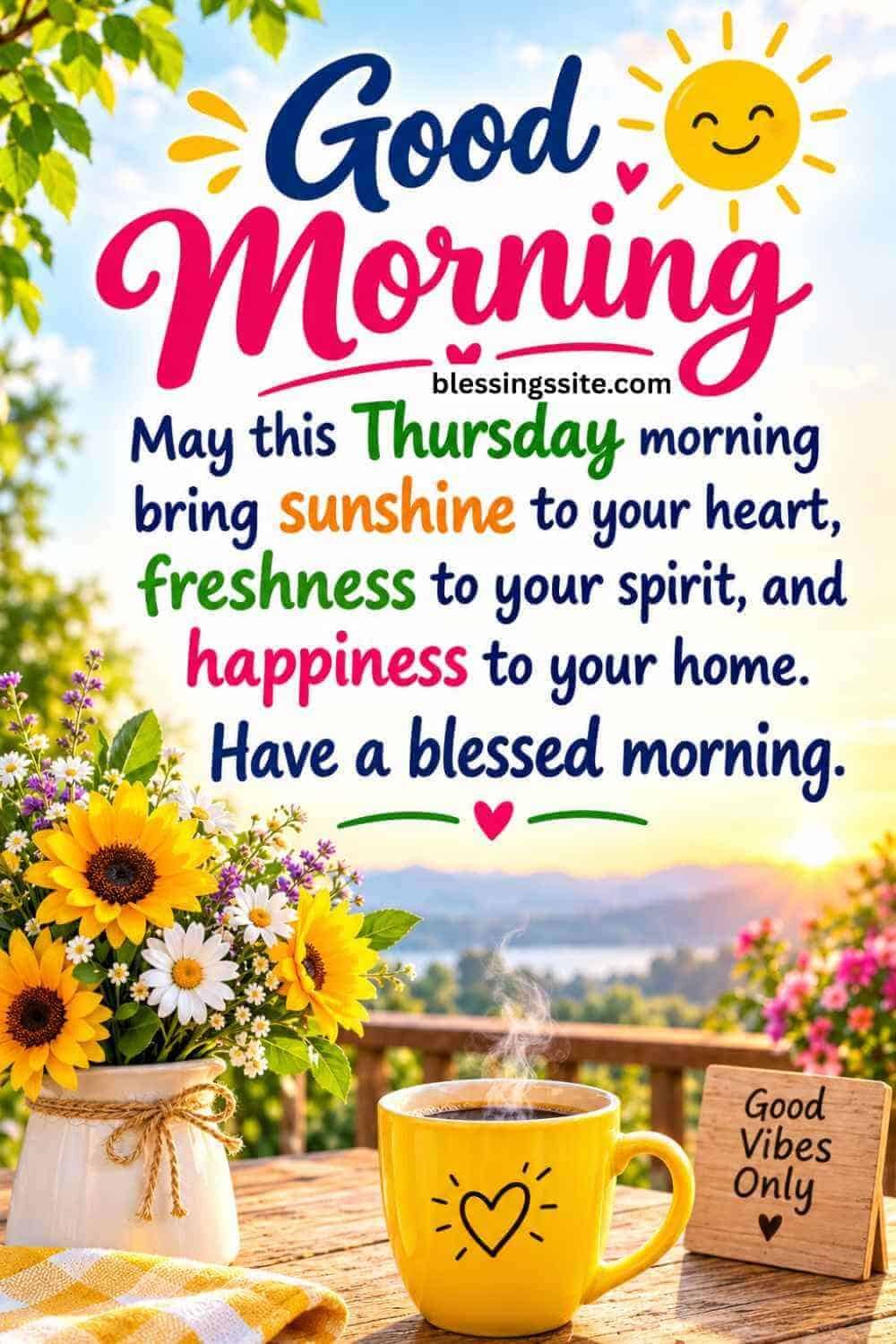 166 + Positive, Thankful Thursday Morning Blessings and Quotes
